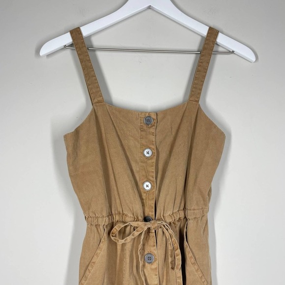 ALICE + OLIVIA Tiana Button Front Patch Pocket Jumpsuit 0 - Picture 5 of 13